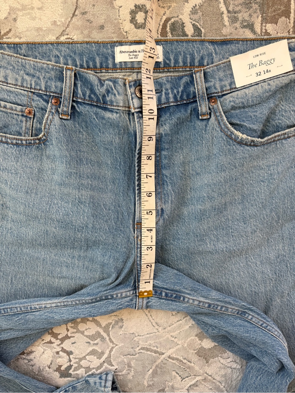 Abercrombie & Fitch Low Rise Baggy Jeans NWT - Picture 13 of 14